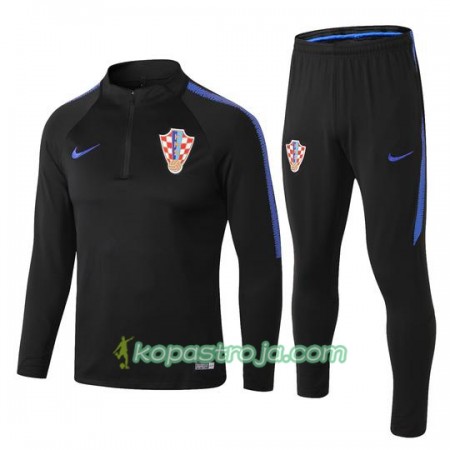 Kroatien Tränings Sweatshirtställ Lila 2018